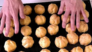 Заварное тесто,удачный рецепт/Choux pastry, a good recipe