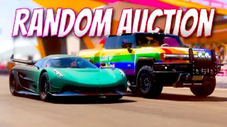 Buying RANDOM CARS on the Auction House   (Forza Horizon 5 Challenge)