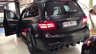 Brabus GLS 800 AMG Mercedes X166 sound exhaust