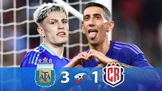 GOAL BY DI MARIA |  Argentina vs Costa Rica | Highlights Friendly Match & All Goals 2024