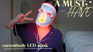 CURRENTBODY N.O 1 BESTSELLING LED FACE MASK TRY ON & REVIEW ♡