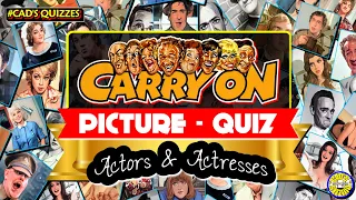 Carry On Picture Quiz! Guess These Well Known Actors?