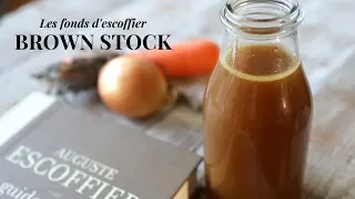 How To Make a Brown Beef Stock From Scratch (Using Escoffier's Technique)