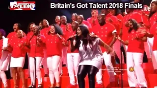 B-Positive Choir as Wildcard sing “Rise Up” INSPIRING Britain's Got Talent 2018 Final BGT S12E13