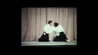 Tamura sensei Aikido demonstration Paris 1975