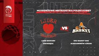 Lider Biofarm Swarzędz  - UKS Basket SMS Aleksandrów Łódzki (o 3 miejsce)