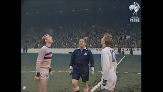 West Ham United v Manchester United FA Cup Semi-Final 14th March 1964 - Colorized