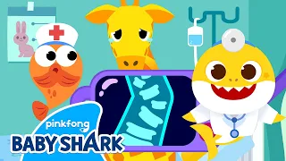 OUCH, My Neck is Broken | +Compilation | Baby Shark Doctor Hospital Play | Baby Shark Official