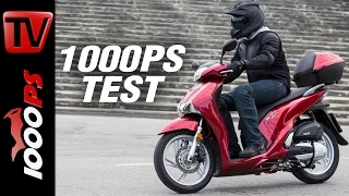 1000PS Test -  Honda SH125i & SH150i 2017 Test
