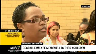 Goodall family bid final farewell to their 3 children