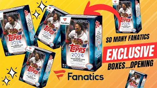 OPENING 2024 Topps Series 1 Fanatics EXCLUSIVE boxes Pulled TWO of the HOTTEST 🔥 Rookie SP Parallels