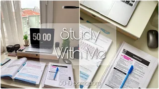 Tıp Öğrencisiyle 1 Saat Ders Çalış 📚 | Study with Me 1 hour | 50-10 Pomodoro