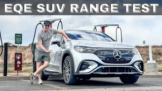 Mercedes EQE SUV 350+ RWD Range Test! Here’s How Far It Goes At 70-MPH On The Highway