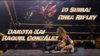 Dakota Kai & Raquel González vs Io Shirai & Rhea Ripley Full Match NXT 26 August 2020.