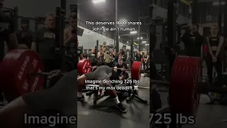 725 lbs bench press ?! #powerlifting #gymmotivation #benchpress #motivation