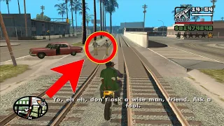 CJ becomes a hero during Wrong Side of the Tracks - Big Smoke mission 3 - GTA San Andreas