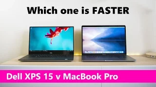 XPS 15 9560 Kaby Lake v MacBook Pro 15 Performance Review