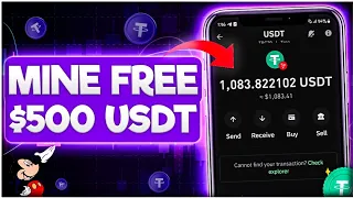 FREE $500 USDT On Trust Wallet ● Free USDT Mining Site 2024 no investment (Educational)