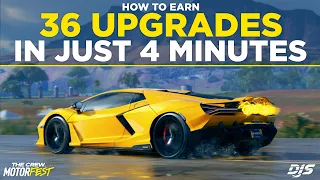 Crew Motorfest - How To Earn 36 Upgrades IN JUST 4 MINUTES!! (Max Legendary Parts FAST)