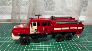 Урал 4320-0911-44 ( ац-6-100)- сборная модель 1/43