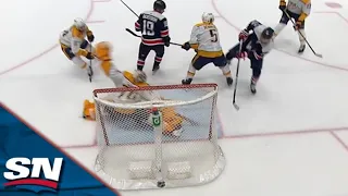 Juuse Saros Robs Evgeny Kuznetsov With Incredible Stick Save On The Line