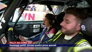 Etg - Rally Aci como 2021, equipaggi partiti. Domani quattro prove speciali