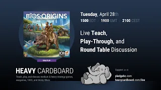 Bios: Origins Solo Teaching, Play-through, & Round table by Heavy Cardboard