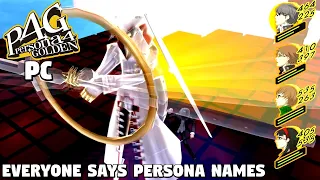 Persona 4 Golden - Everyone SAYS ALL Persona Names [PC]