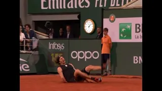 Zverev ankle injury against Nadal in French Open Semi Final