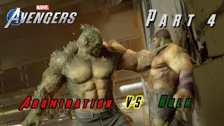 MARVEL'S AVENGERS Walkthrough Gameplay Part 4 - To Find Olympia - Hulk Vs Abomination