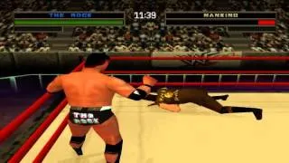 WWF/WWE Warzone - Challenge Mode With The Rock (PS1)