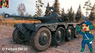 World of Tanks - Panhard EBR 90 Приближаемся к имбе | Колёса Франции (Идём к Panhard EBR 105)