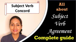 Subject Verb Agreement #parulenglishlab