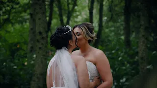 Lauren and Charlotte: Lesbian wedding video at Weddings at the Glade, Rosliston Forestry Centre