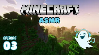 ASMR | Minecraft Survival (Whispering + Keyboard/Mouse sounds) EP 3