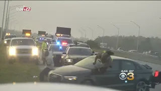 State Trooper Hit By Car On Side Of Highway In Florida