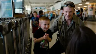 San Diego Airport Military Homecoming