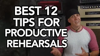 Best 12 tips for productive band rehearsals Music & Practice advice