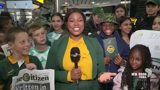 Fans prepare to give #Springboks hero's welcome