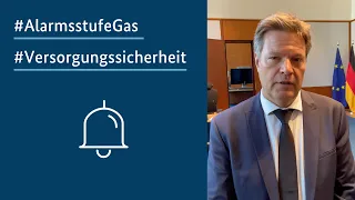 Bundesminister Robert Habeck zum Thema Energie und Versorgungssicherheit