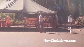 WATCH: Nurses ignore limping Parirenyatwa hospital patient as strike commences