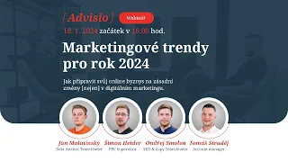 Webinář: Marketingové trendy pro rok 2024