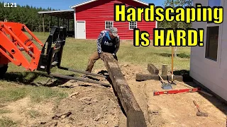 Affordable Landscaping with Railroad Ties (Before and After) | E121