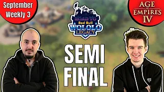 Vortix vs MarineLord | SEMI FINALS | Aoe4 Red Bull Wololo Legacy | September Weekly 3