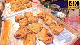 $2 Bangkok street food 🇹🇭 Cheap and amazing food near Siam Center Thailand in 4K