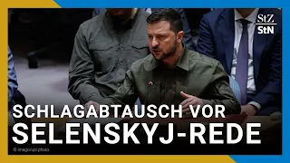 Schlagabtausch mit Russland vor Selenskyj-Rede im UN-Sicherheitsrat