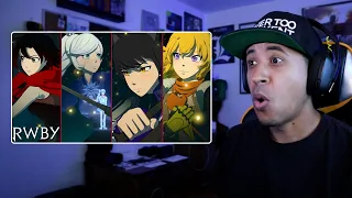 First Time Reacting to RWBY: Volume 1-8 Openings | New Anime Fan