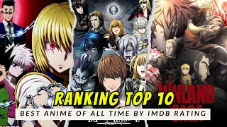 Top 10 Best Anime Of All Time By IMDB Rating
