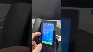 Ubiquiti Unifi Talk Flex Phone at the office, with Unifi Protect