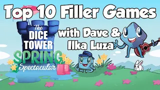 Top 10 Filler Games - with Dave & Ilka Luza